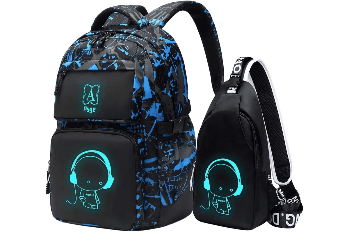 Asge Sac a Dos Scolaire Grand Sac Ecole à 30,23 euros bon plan Amazon juillet 2026