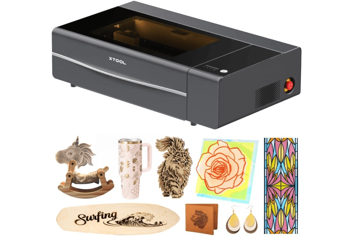 xTool P2S 55W graveur découpe laser CO2 double caméra 16MP gravure 3D 3 239 €