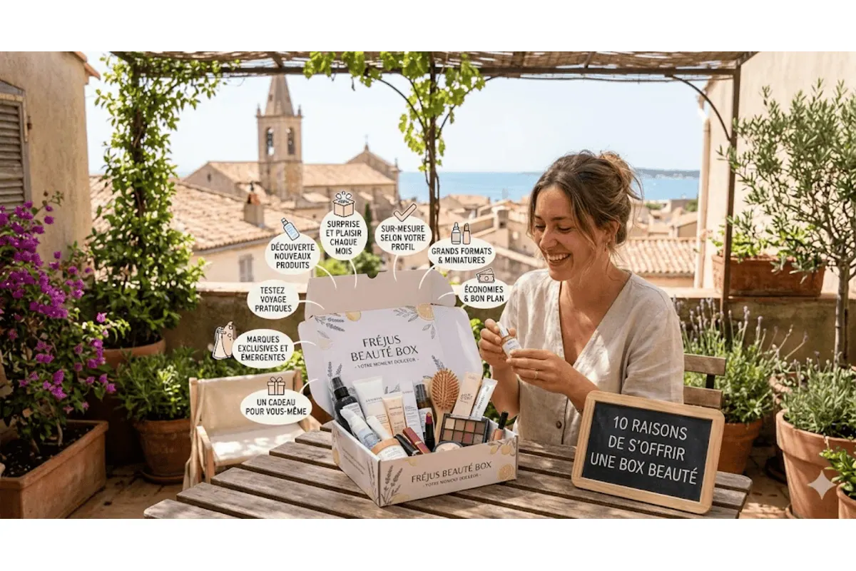 Ouverture d'une box beauté offerte en cadeau