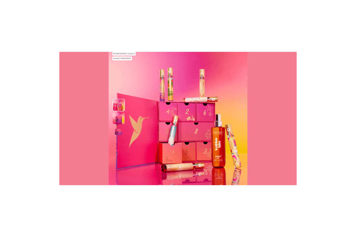 Adopt brumes corps et cheveux Golden Kiss coffret 7 parfums moins de 15 euros été 2026 vegan made in France