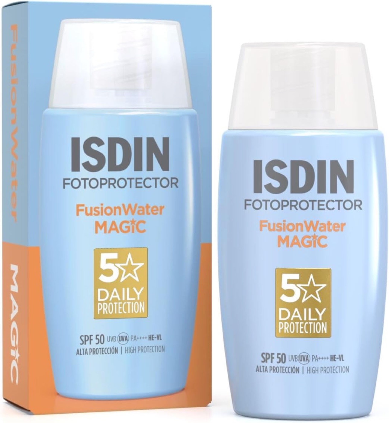 ISDIN Fusion Water MAGIC SPF50 crème solaire visage 50 ml