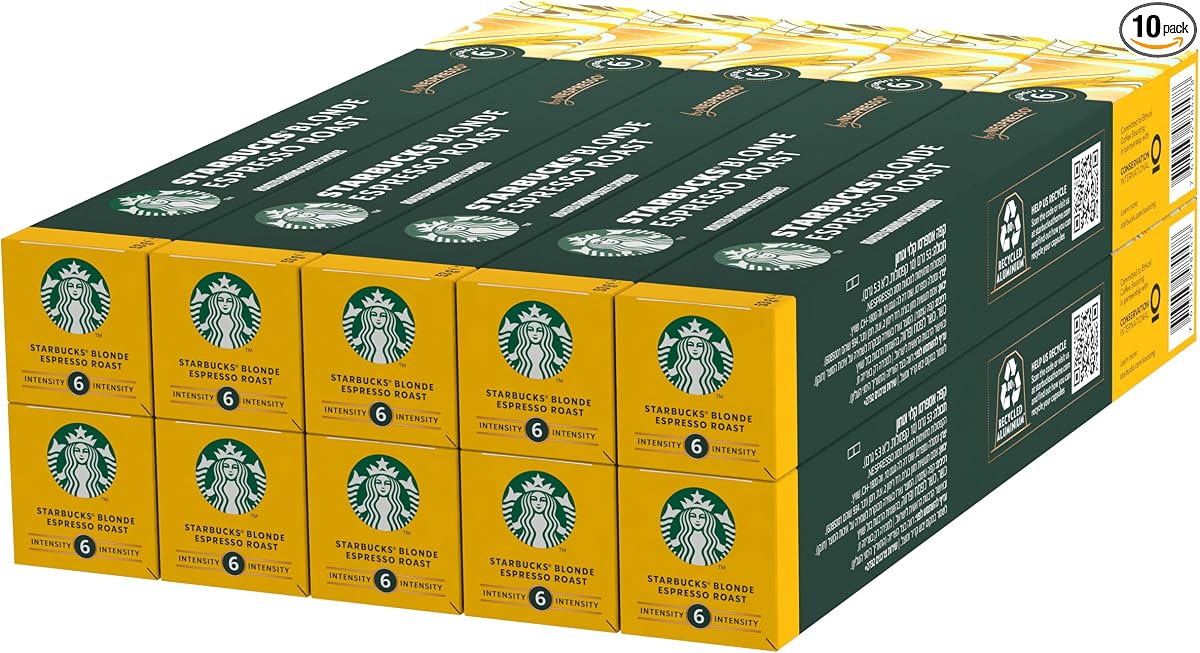 Lot de 100 capsules Starbucks Blonde Espresso Roast