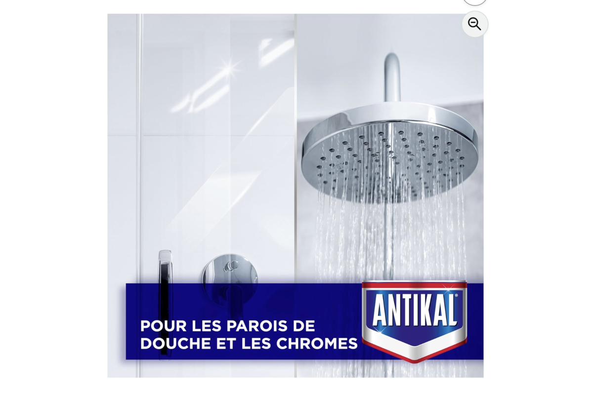 Antikal pour parois de douche et chromes