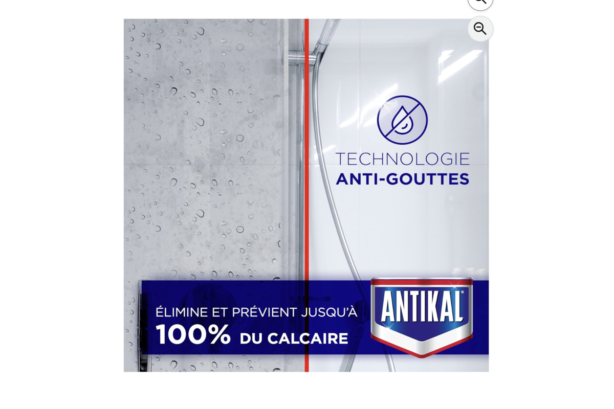 Antikal technologie anti-gouttes elimine 100% du calcaire