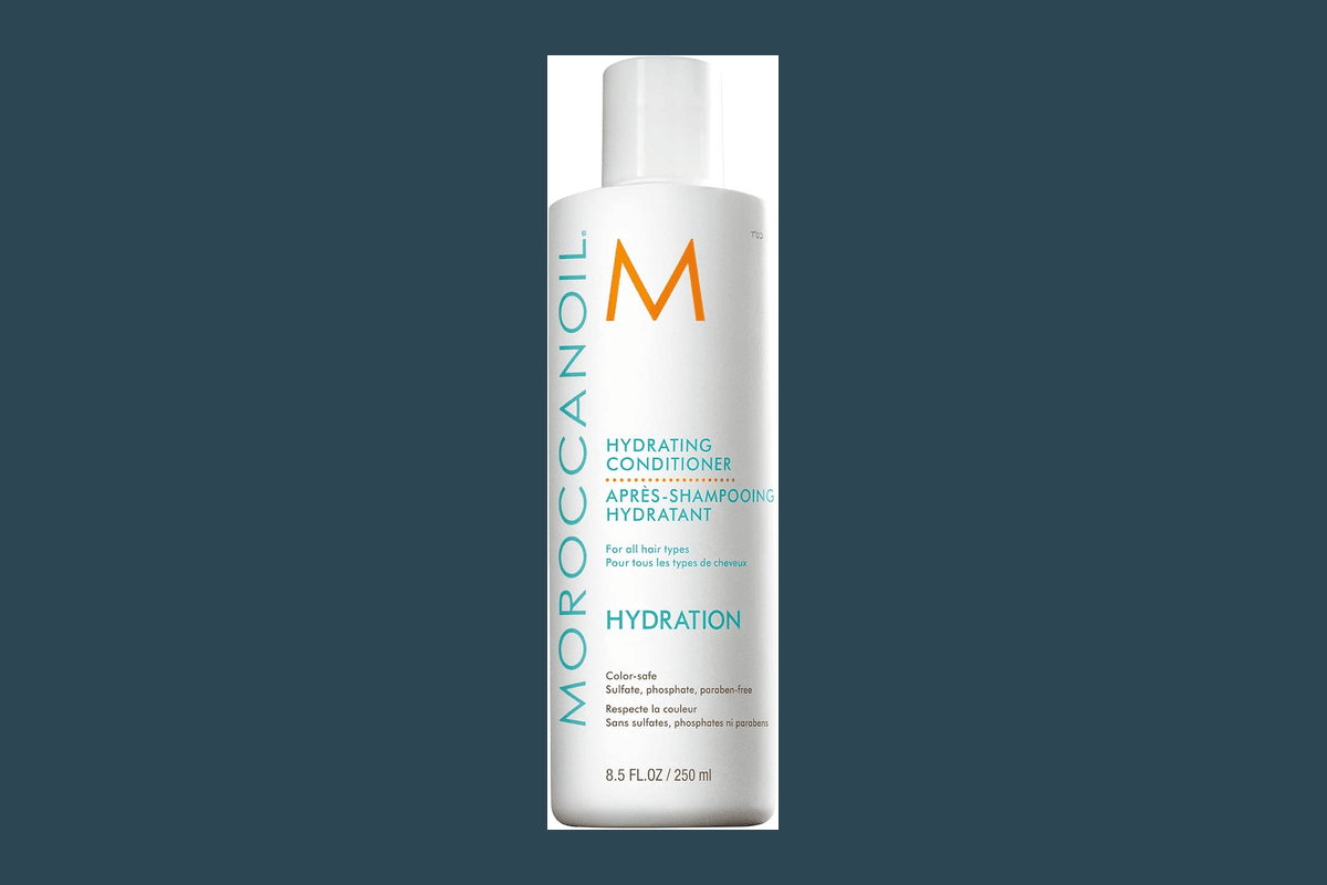 Moroccanoil Hydrating Conditioner après-shampoing huile argan hydratation intense cheveux bouclés frisés crépus curly girl parfum signature sans parabènes sulfates