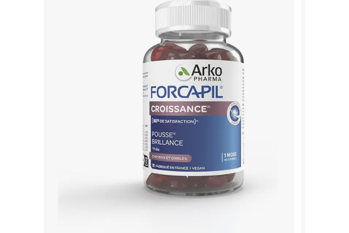 Arkopharma Forcapil Croissance 60 Gummies pousse et brillance