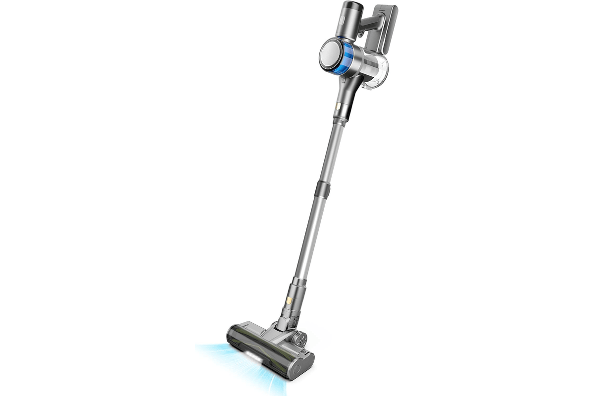 Aspirateur balai sans fil Dzaki 400W 45 kPa brosse anti-emmêlement batterie amovible écran LED