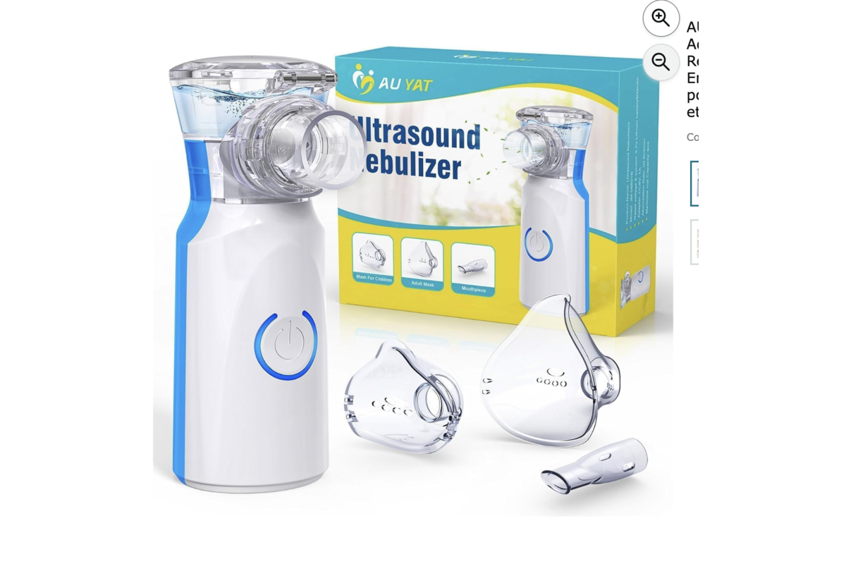 AU YAT nebuliseur portable rechargeable avec masques adulte et enfant