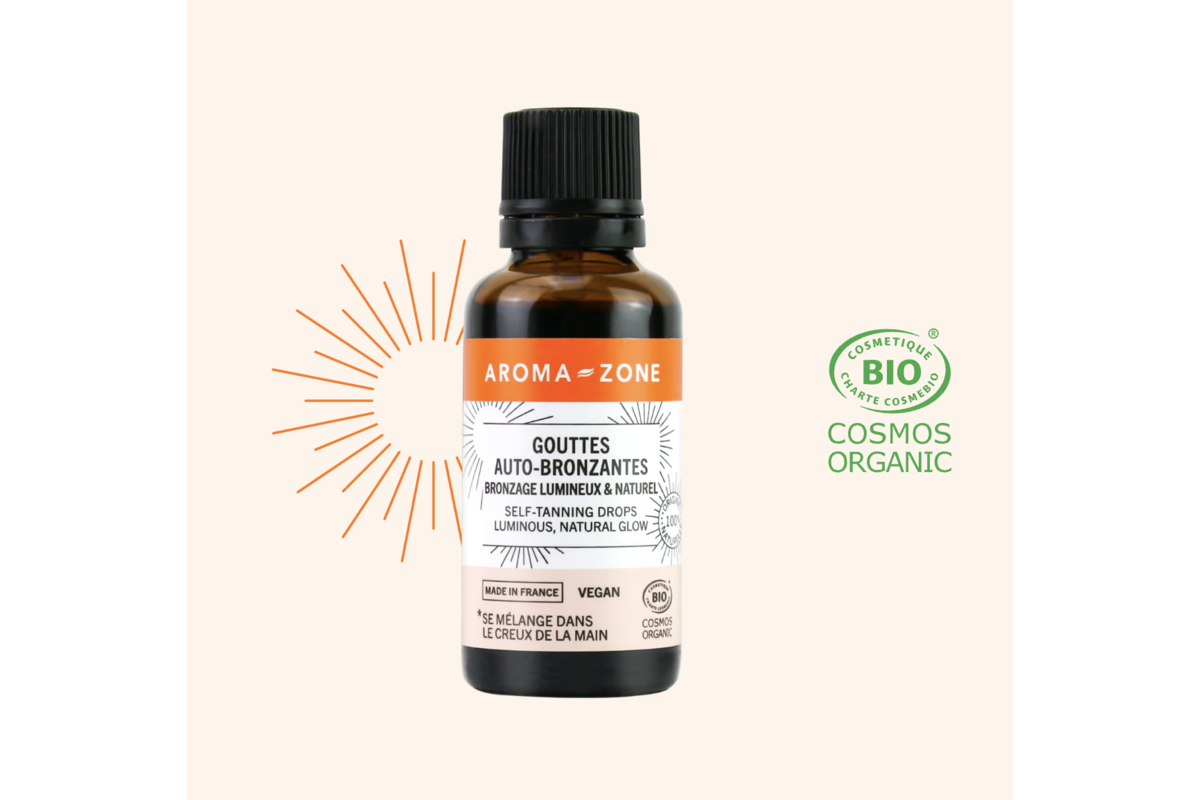 Aroma-Zone gouttes autobronzantes bio