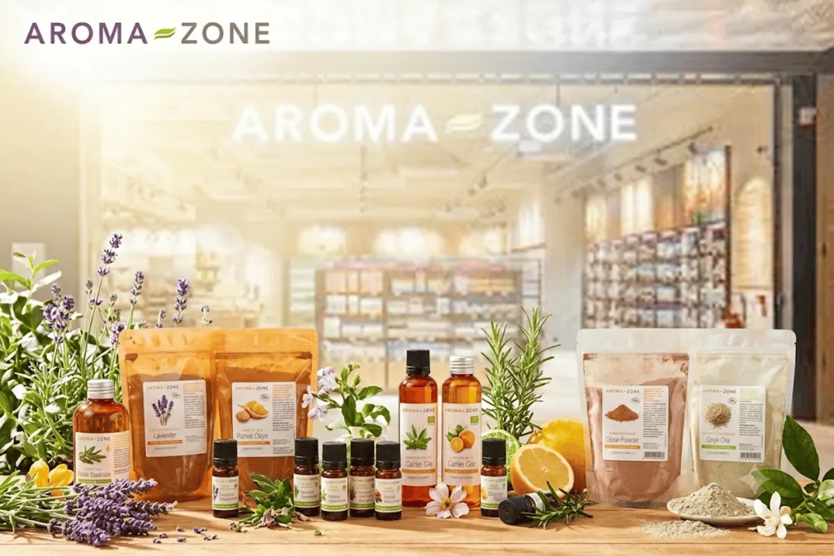 Aroma-Zone avis test cosmétiques naturels sérums huiles essentielles argiles DIY boutique française
