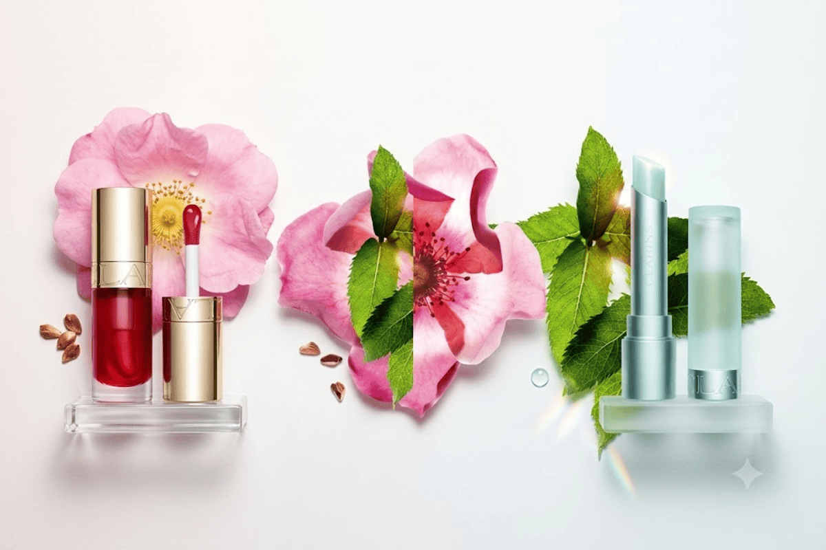 Clarins avis soins anti-âge premium Double Serum test 2026 rouges à lèvres huile fleurs de rose