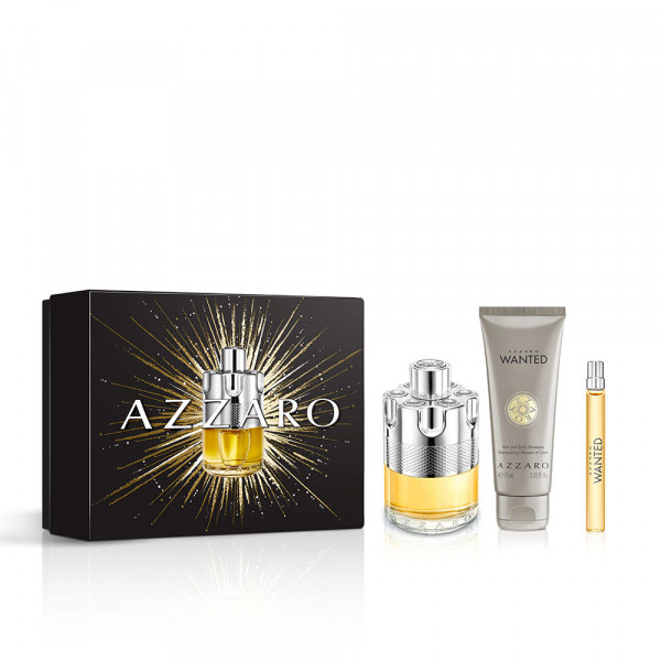 Coffret Azzaro Wanted avec eaux de toilette 100 ml et 10 ml et gel douche 75 ml