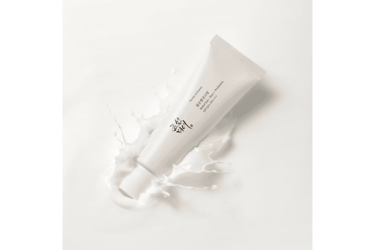 Beauty of Joseon Relief Sun Rice & Probiotics SPF 50+ PA++++ crème solaire K-beauty n°1 des ventes texture invisible à 14,40 € YesStyle