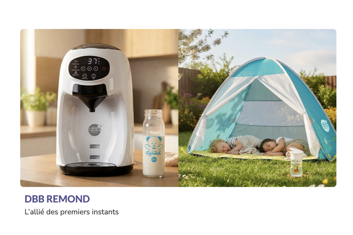 Vente privée DBB Remond chauffe-biberon tente