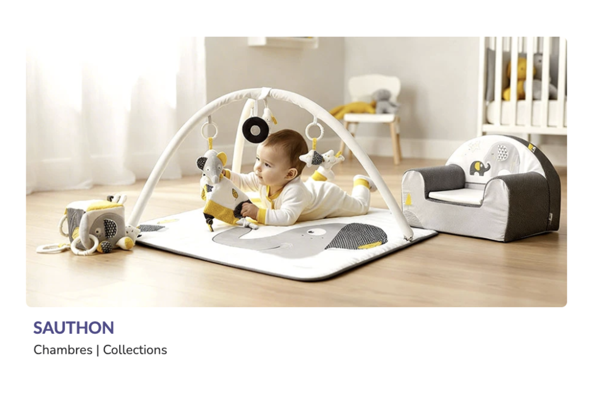Vente privée Sauthon collection chambre bébé
