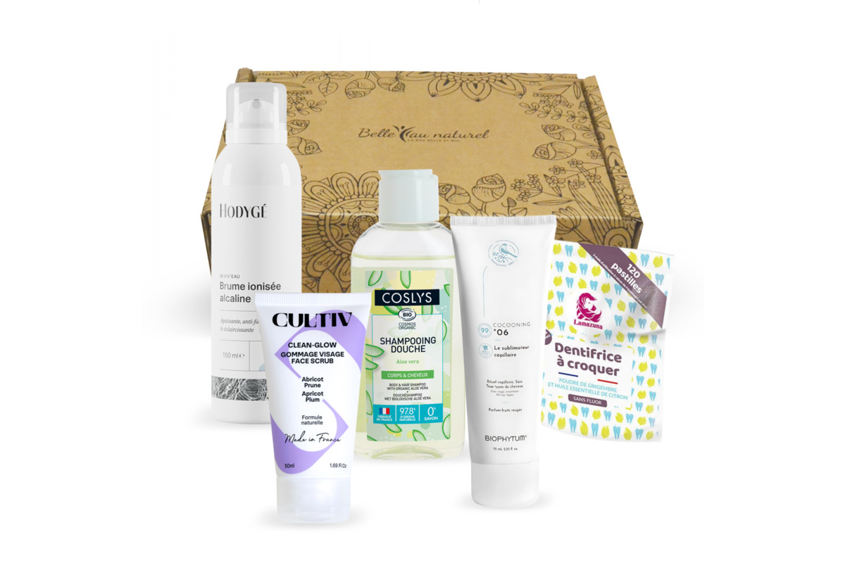 Coffret découverte Belle au Naturel avec 5 soins bio