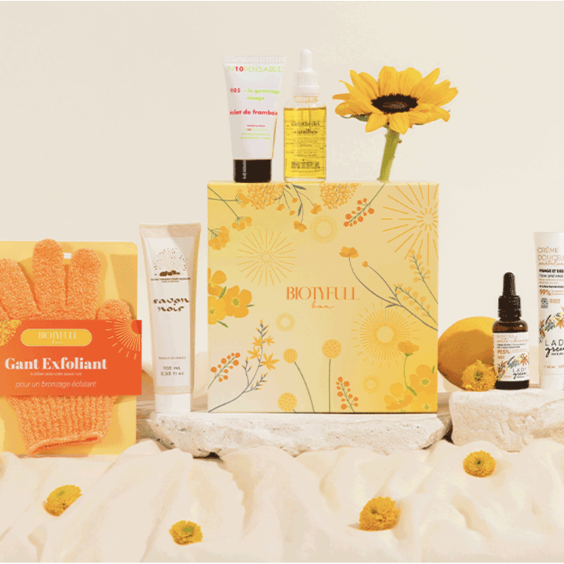Biotyfull Box 100% Bronzage Éclatant 6 produits valeur 88€