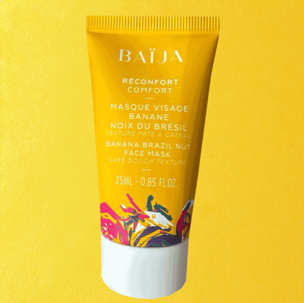 BAIJA Masque Visage Banane Noix du Bresil Reconfort Comfort
