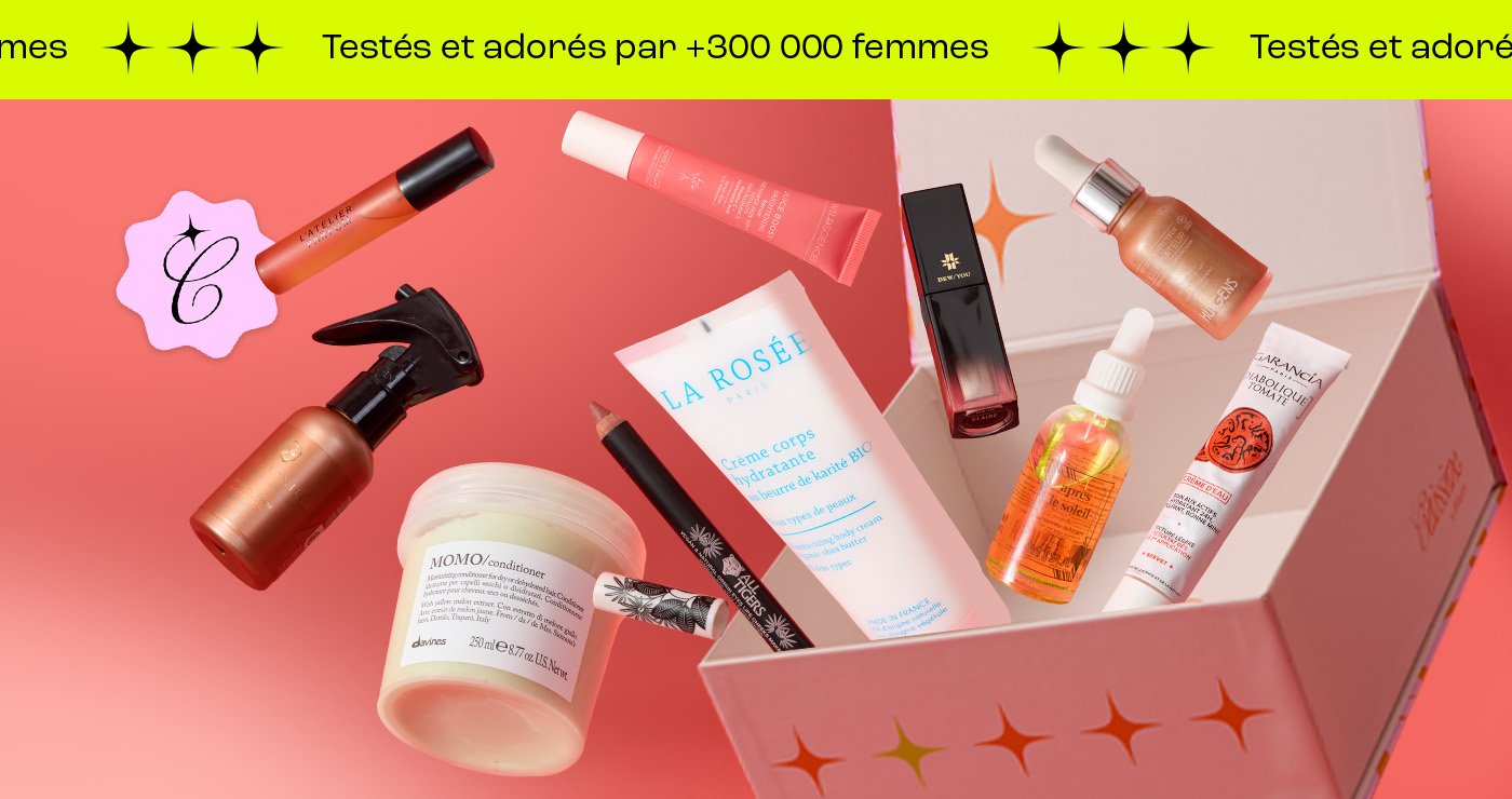 Coffret beauté Cultissime Blissim et sa sélection de produits
