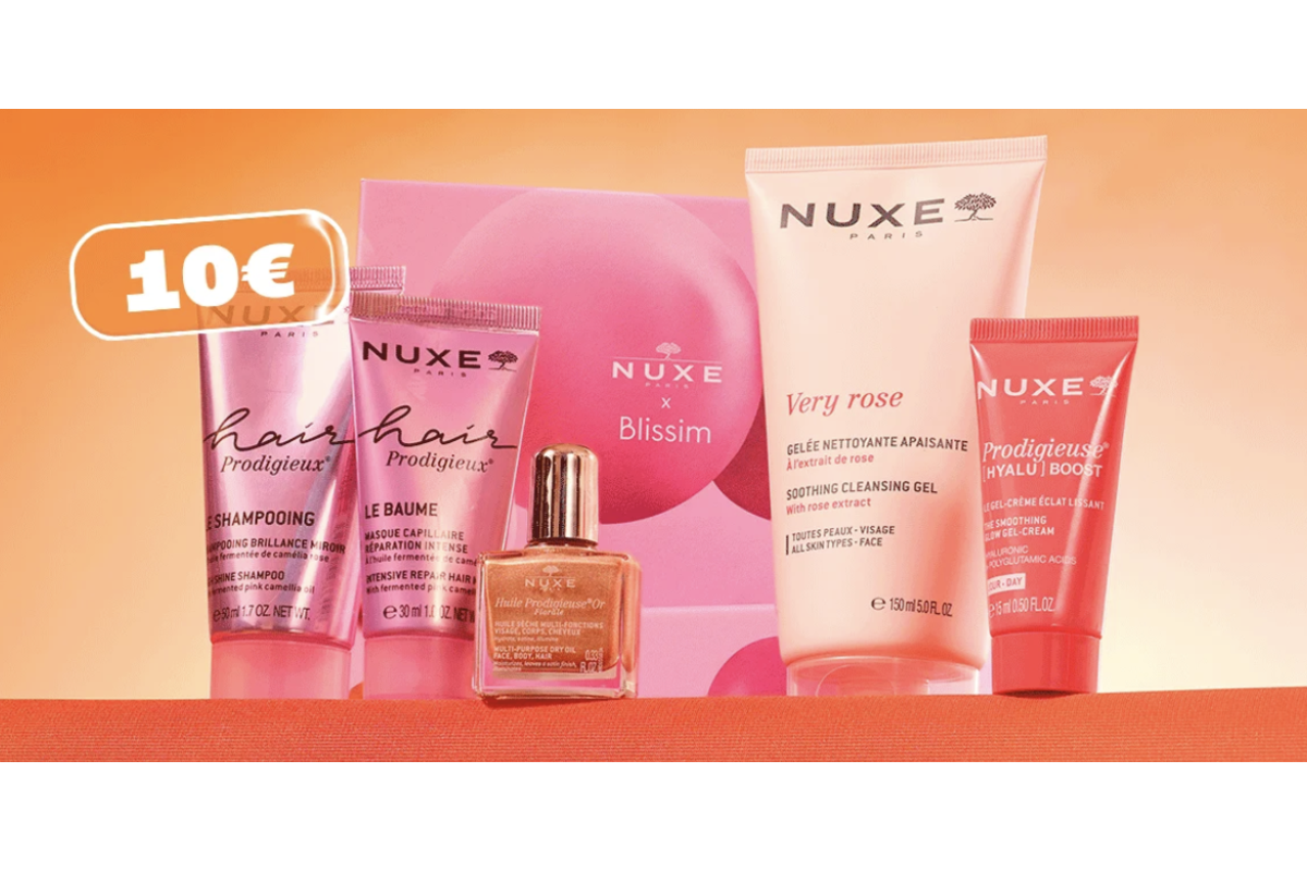 Blissim offre exclusive 2 box beauté à 10€ code BOX10 avril mai 2026