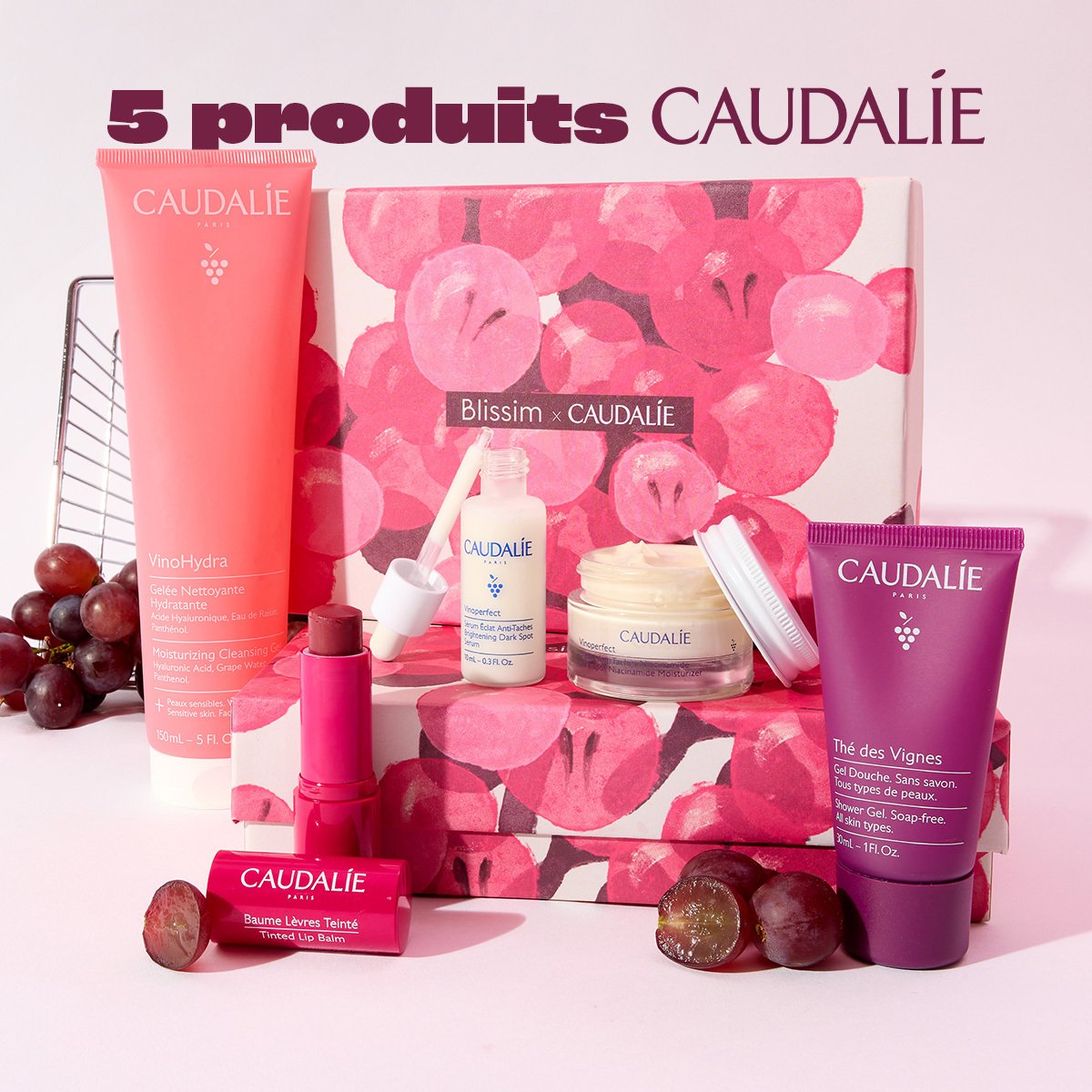 Blissim September Glow septembre 2026 avec la box Caudalie et ses 5 produits