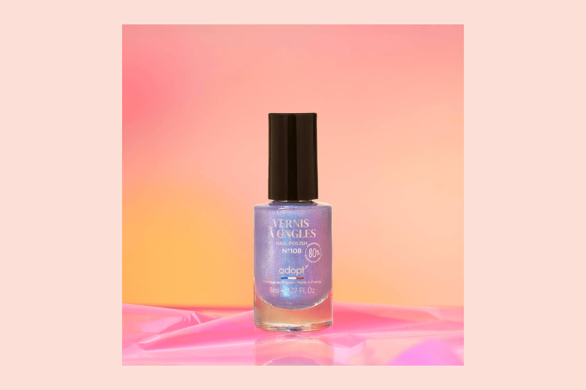 Adopt Vernis à ongles 14 Peachy Coral 8 ml nuance coral pêche lumineux fini brillant application facile made in France 1,48 euros -70 %