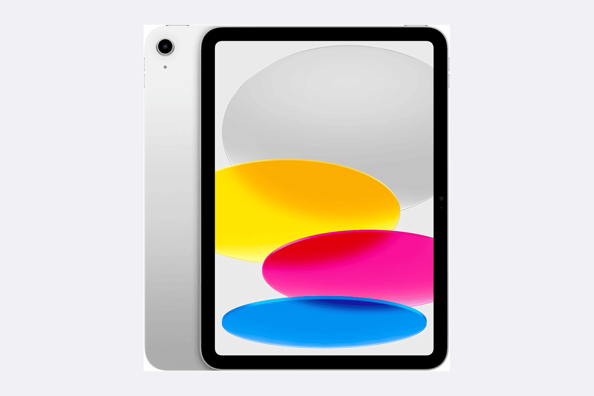 Apple iPad avec puce A16 écran Liquid Retina 11 pouces 128 Go Wi-Fi 6 caméras 12 Mpx Touch ID Argent 400 euros Amazon 2026
