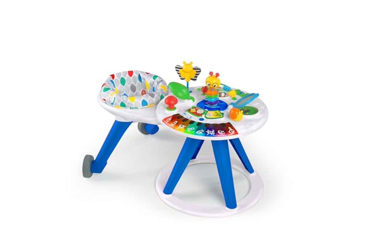 Baby Einstein trotteur Around We Grow 4 en 1 siege 360 multilingue table activites nature 6 mois