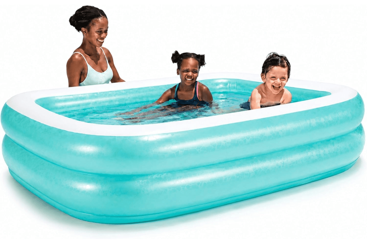 Bestway 54005 piscine gonflable familiale translucide 200 x 146 x 48 cm 3 boudins enfants jardin balcon vacances été 2026 bon plan Amazon