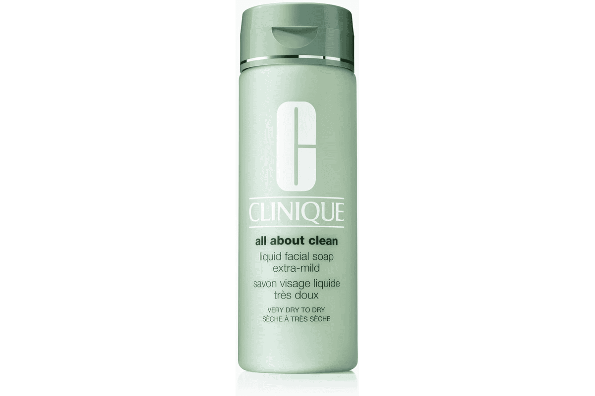 Clinique All About Clean Savon Visage Liquide Très Doux peaux très sèches à sèches 200 ml Amazon