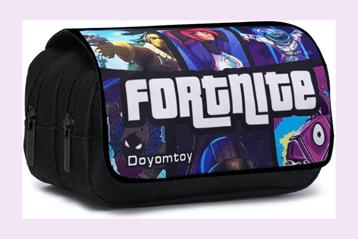 Doyomtoy trousse à crayons scolaire grande capacité étui thème du jeu enfants adolescents étudiants papeterie 16,99 euros Amazon