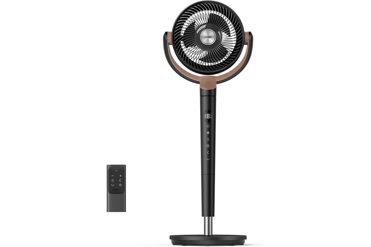 Dreo ventilateur sur pied 20 dB oscillation omnidirectionnelle circulateur Turbo