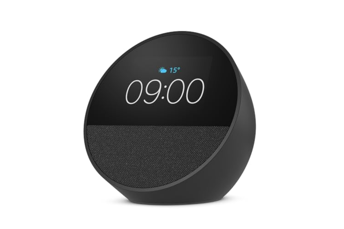 Amazon Echo Spot nouvelle génération réveil connecté Alexa noir 59,99 euros bon plan amazon mai 2026