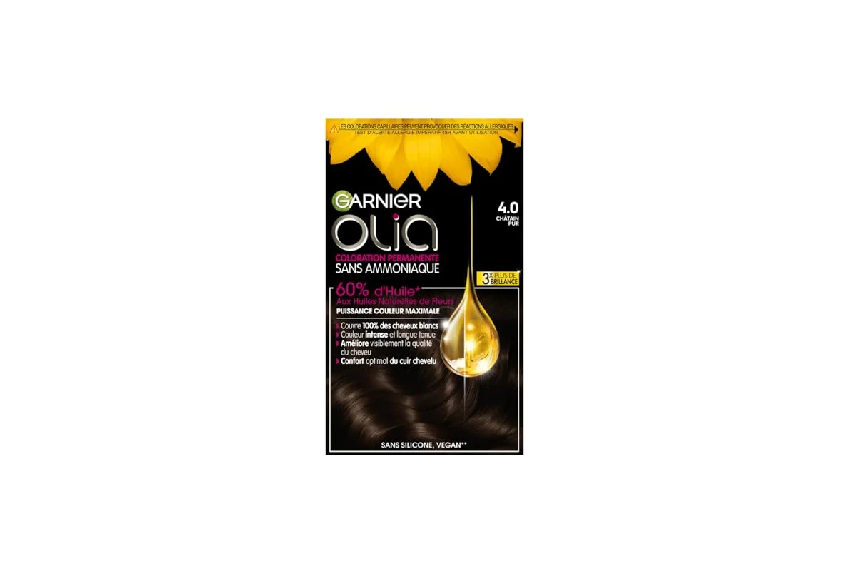 Coloration Garnier Olia Châtain Pur 4.0