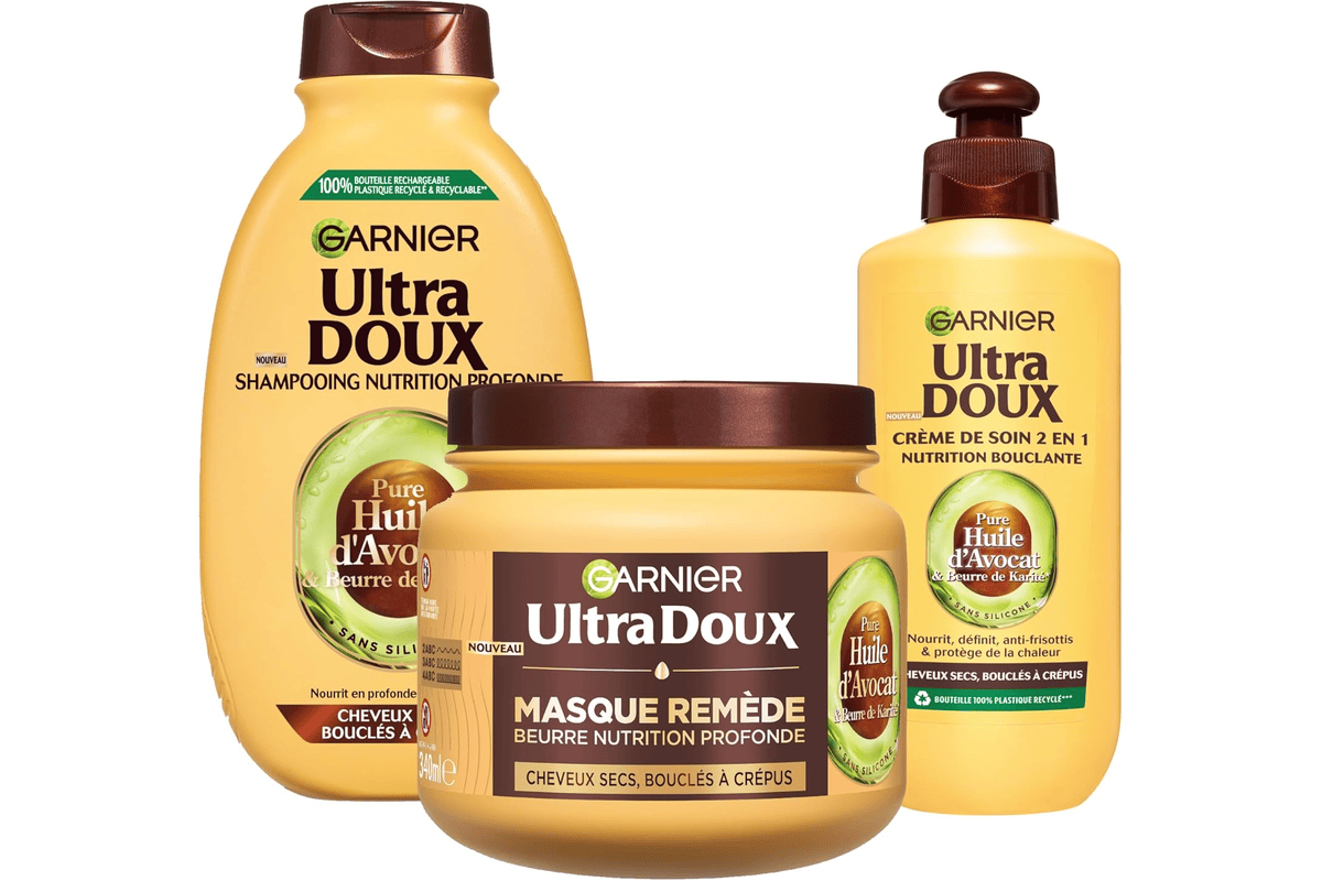 Garnier Ultra Doux Routine Boucles routine cheveux bouclés / crépus 12,34 € bon plan Amazon