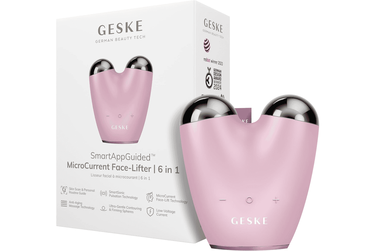 Geske SmartAppGuided MicroCurrent Face Lifter 6 en 1 outils soins peau lifting visage Amazon