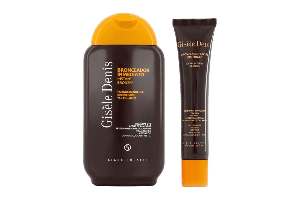 Gisele Denis pack bronzage solaire crème visage 40 ml et corps 200 ml intensificateur tyrosine carotte Amazon 24,95 €