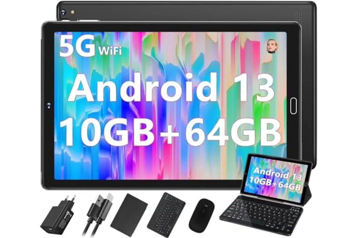 Tablette GOODTEL G2 10 pouces avec clavier, souris et étui