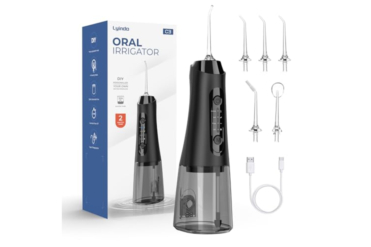 Bon plan Amazon Hydropulseur Jet Dentaire 320ml reservoir amovible irrigateur oral etanche IPX7 mai 2026