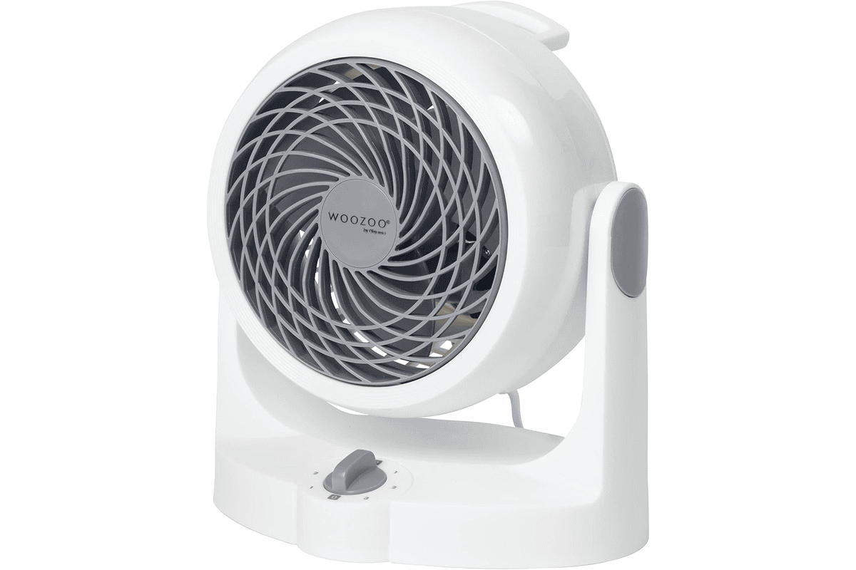 Iris Ohyama Woozoo HD15N ventilateur silencieux bureau blanc compact 34 W 13 m² circulateur air pour télétravail chambre bon plan Amazon