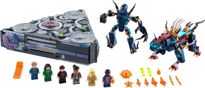 LEGO Marvel 76156 L'Ascension du Domo avec vaisseau, minifigurines et Déviants