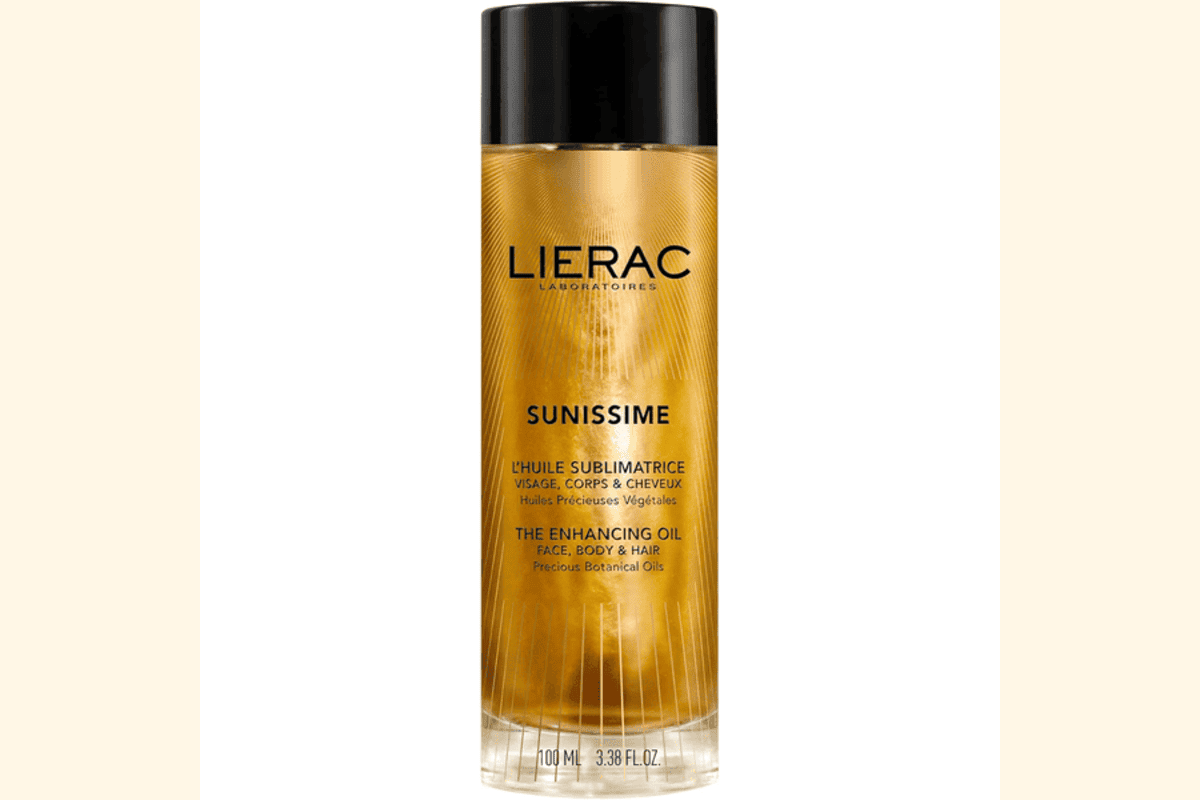 Lierac Huile Pailletée Sublimatrice 100 ml flacon voile nacré reflets or