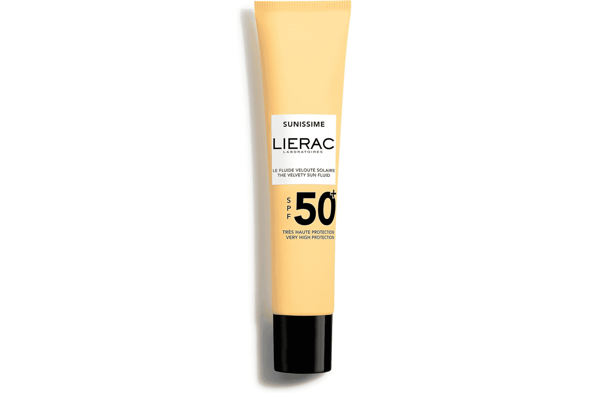Lierac Sunissime Fluide Velouté Solaire Visage Anti-Âge SPF50+ 40 ml bon plan Amazon juin 2026 prix promo 8,54 euros