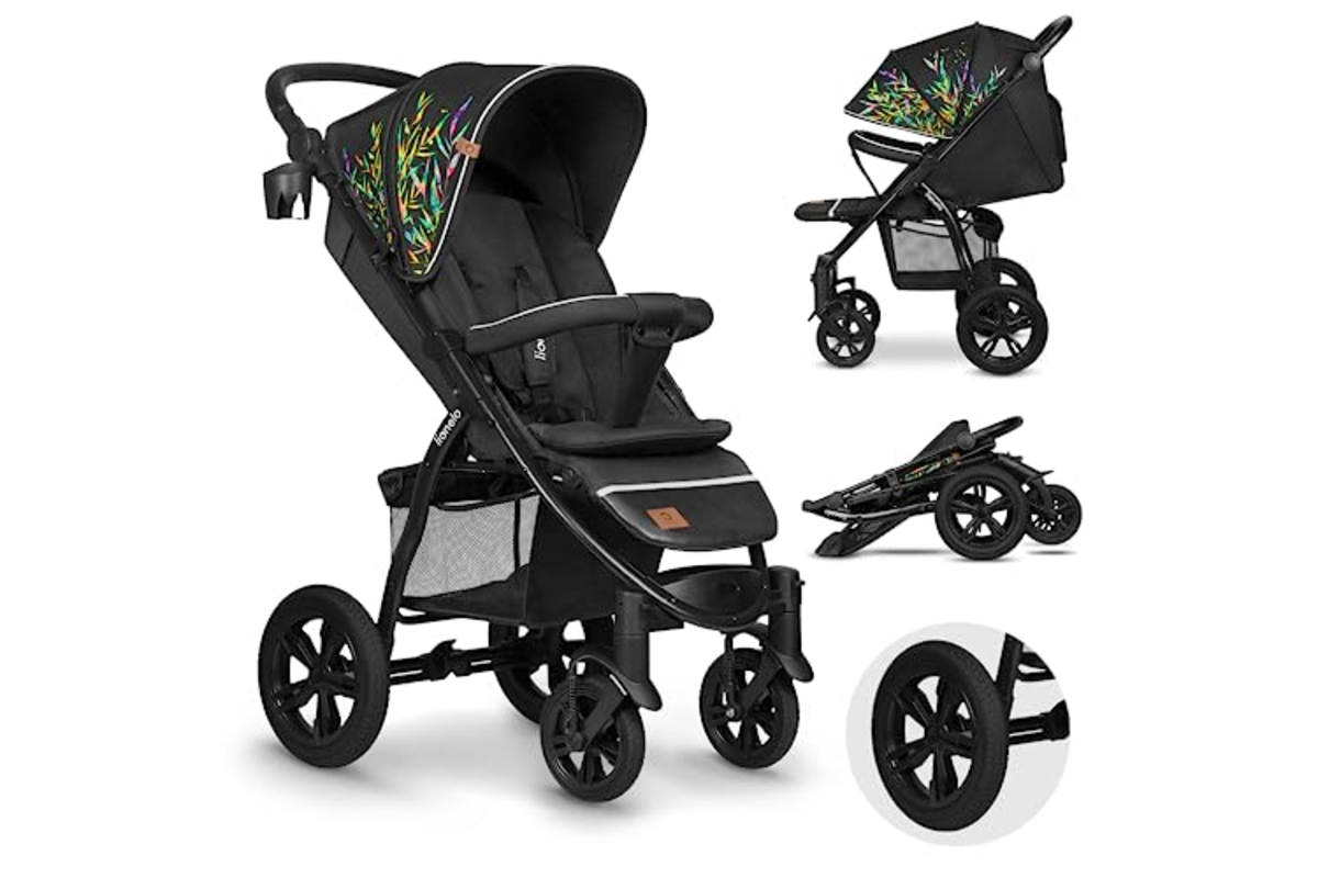 Bon plan Amazon LIONELO Annet tour poussette canne universelle 22 kg dossier reglable harnais 5 points mai 2026