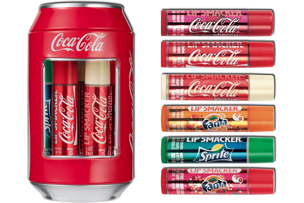 Lip Smacker Collection Coca-Cola 6 baumes set baumes à lèvres parfumés 12,99 € bon plan Amazon