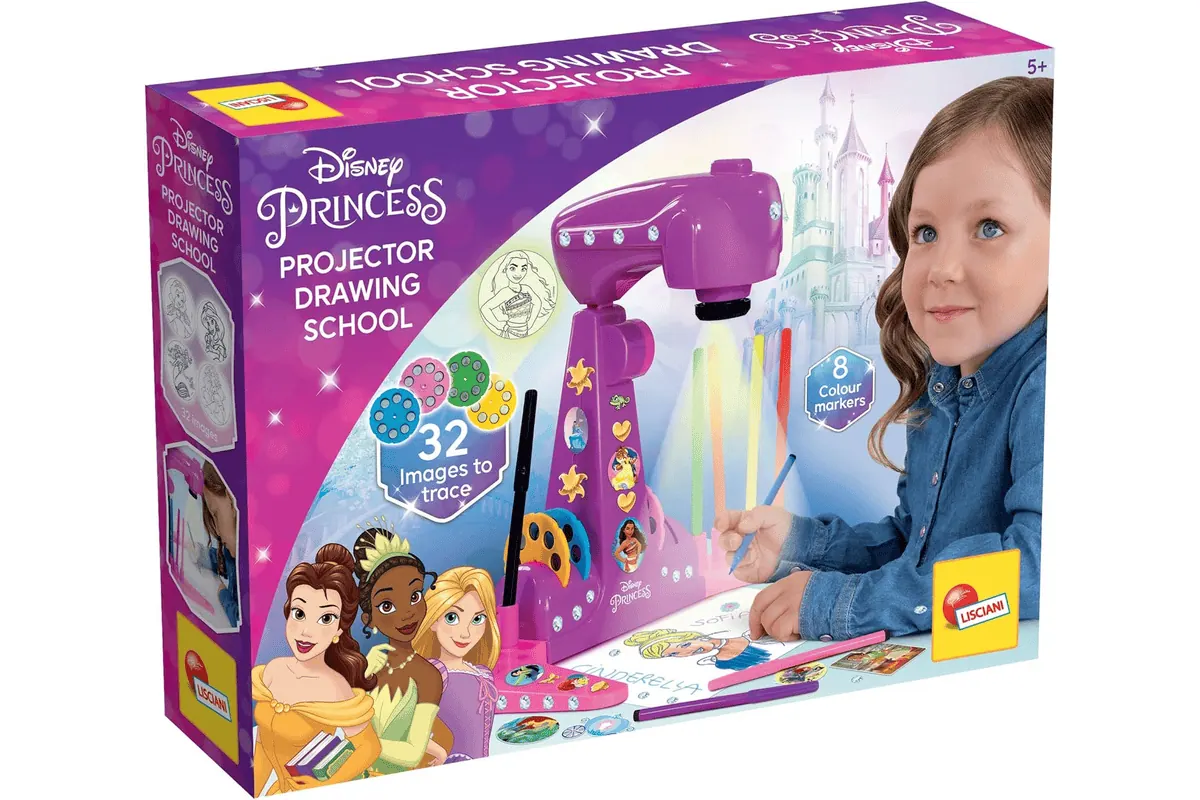 Lisciani Princesses Disney École de Dessins par projection dès 5 ans