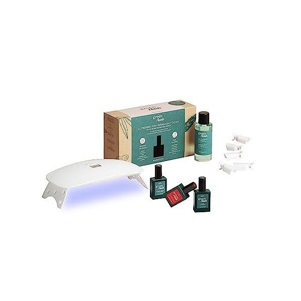 Kit Manucurist Green Flash avec lampe LED et vernis Poppy Red