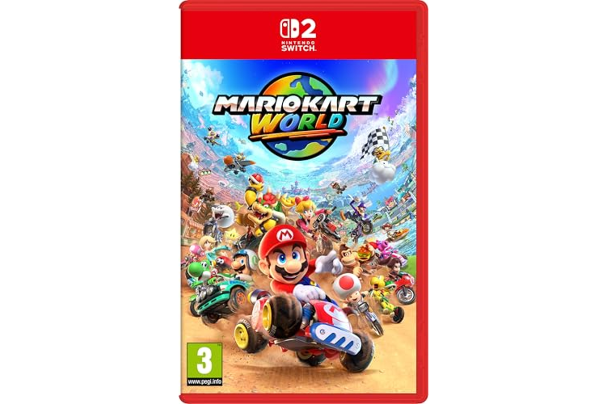 Mario Kart World pour Nintendo Switch 2 — la nouvelle référence gaming famille bon plan Amazon 65,96 € mai 2026