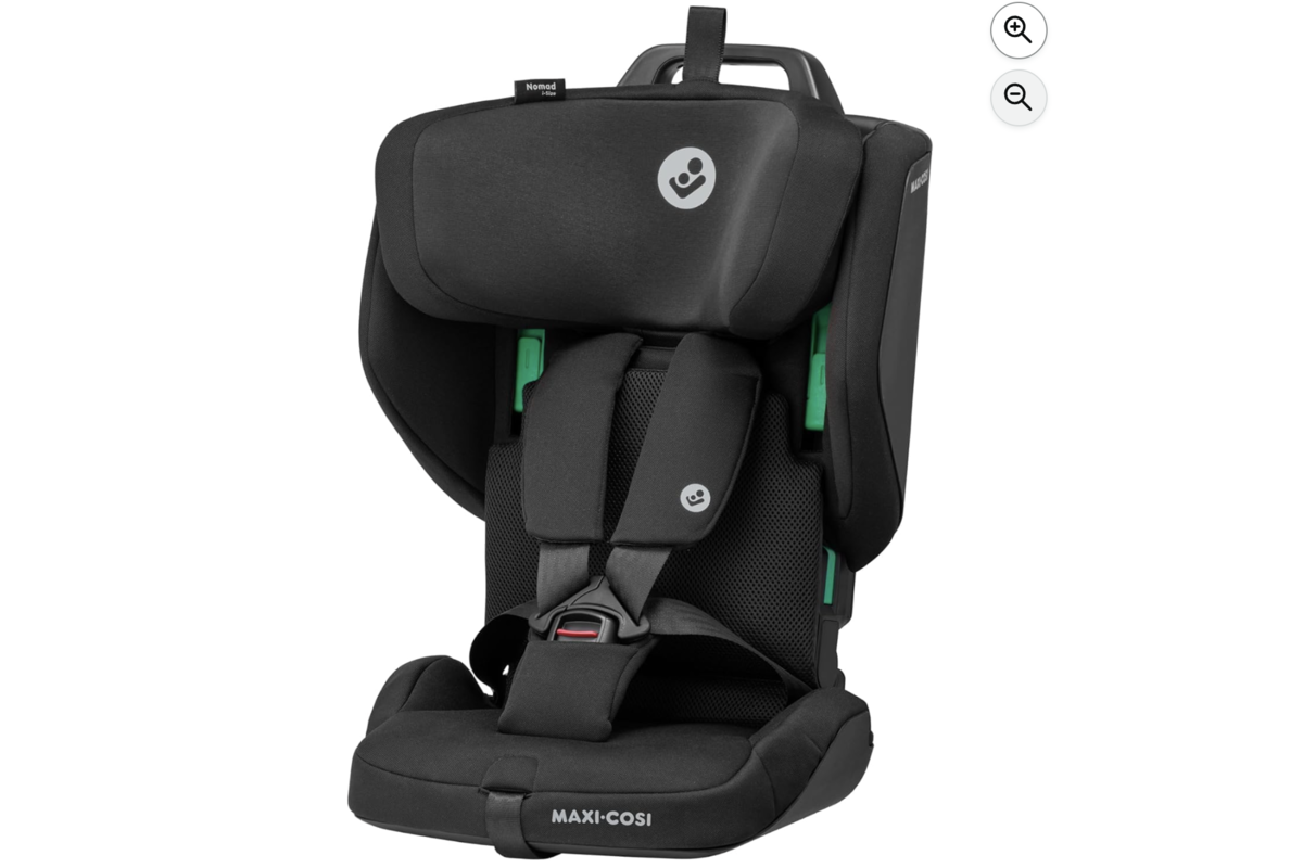 Maxi-Cosi Nomad Plus siège auto pliable enfant 15 mois 4 ans 76-105 cm Authentic Black harnais 5 points i-size Amazon French Week 99,99€