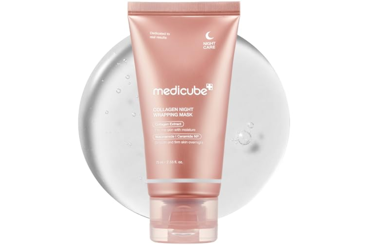 Bon plan Amazon Medicube masque nuit wrapping collagene peel off 75ml Glass Skin K-beauty mai 2026